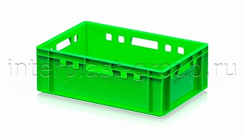 Ящик для мяса и колбасных изделий Е-2 светло-зеленый в Красногорске Ящик для мяса и колбасных изделий Е-2 светло-зеленый в Красногорске