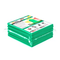 Мешки для мусора 160 л, зеленые, в пачке 10 шт., ПВД, 40 мкм, 900х1100 мм, i-Bag в Красногорске