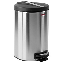 Ведро-контейнер для мусора (урна) с педалью LAIMA Modern, 12 л, матовое, нержавеющая сталь, со съемным внутренним ведром в Красногорске Ведро-контейнер для мусора (урна) с педалью LAIMA Modern, 12 л, матовое, нержавеющая сталь, со съемным внутренним ведром в Красногорске