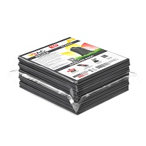 Мешки для мусора 160 л, серые, в пачке 10 шт., ПВД, 40 мкм, 900х1100 мм, i-Bag в Красногорске