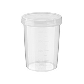 Банка с завинчивающейся крышкой Твист 0,5 л (бесцветный)