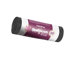 Мешки для мусора 50 л, черные, в рулоне 20 шт., ПНД, 10 мкм, 700х600 мм, SIBIRSKAYA, 101-006 S в Красногорске Мешки для мусора 50 л, черные, в рулоне 20 шт., ПНД, 10 мкм, 700х600 мм, SIBIRSKAYA, 101-006 S в Красногорске