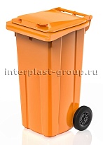 Мусорный контейнер 120 л оранжевый 120 оранжевый в Красногорске