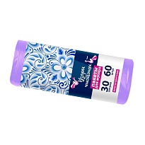 Мешки для мусора 30 л, сиреневые, в рулоне 60 шт., ПНД, 6 мкм, 560х480 мм, Узоры Чистоты, МУ4251 (МН 30-60сир) в Красногорске Мешки для мусора 30 л, сиреневые, в рулоне 60 шт., ПНД, 6 мкм, 560х480 мм, Узоры Чистоты, МУ4251 (МН 30-60сир) в Красногорске