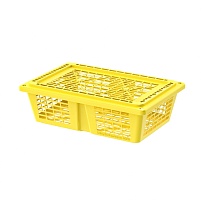 Ящик продуктовый универсальный желтый в Красногорске