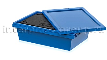 Изотермический контейнер KV 6416 в сборе с крышкой голубой в Красногорске