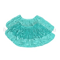 Бахилы бирюзовые 2000 шт (1000 пар), 16 мкм, однослойные, с одной резинкой, Эконом в Красногорске