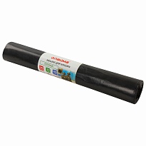 Мешки для мусора 240 л, черные, в рулоне 10 шт., ПВД 50 мкм, 1400х900 мм, LAIMA, 605337 в Красногорске