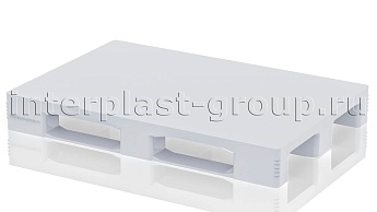 Поддон пластиковый гигиенический V1 (без бортика) белый в Красногорске