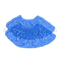 Бахилы голубые 2000 шт (1000 пар), 16 мкм, однослойные, с одной резинкой, Эконом в Красногорске