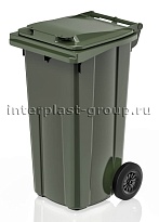 Мусорный контейнер 120 л зеленый в Красногорске