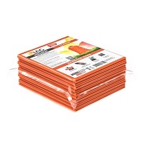 Мешки для мусора 160 л, оранжевые, в пачке 10 шт., ПВД, 40 мкм, 900х1100 мм, i-Bag в Красногорске