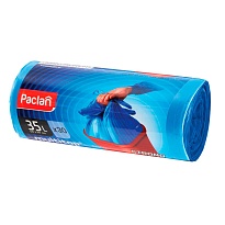 Мешки для мусора 35 л, с ушками, синие, в рулоне 30 шт., ПНД, 10,5 мкм, 640х500 мм, PACLAN Multitop, 600819 в Красногорске Мешки для мусора 35 л, с ушками, синие, в рулоне 30 шт., ПНД, 10,5 мкм, 640х500 мм, PACLAN Multitop, 600819 в Красногорске