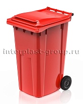 Контейнер для мусора 240 л красный облегченный 240 красный в Красногорске Контейнер для мусора 240 л красный облегченный 240 красный в Красногорске