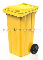 Мусорный контейнер 120 л желтый 120 желтый в Красногорске