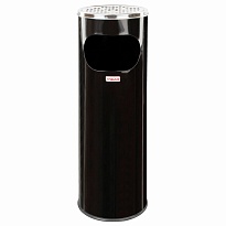 Урна с пепельницей 18 литров, нержавеющая сталь, черная, LAIMA PROFESSIONAL в Красногорске Урна с пепельницей 18 литров, нержавеющая сталь, черная, LAIMA PROFESSIONAL в Красногорске