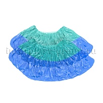 Бахилы бирюзово-синие 1000 шт (500 пар), 64 мкм, двойная подошва, двойная резинка, Особопрочные+ в Красногорске