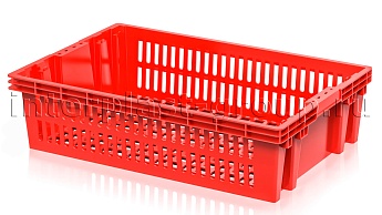 Ящик для овощей, фруктов и хлеба Евролоток морковный в Красногорске